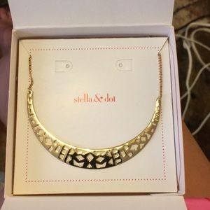 Gold tribal necklace